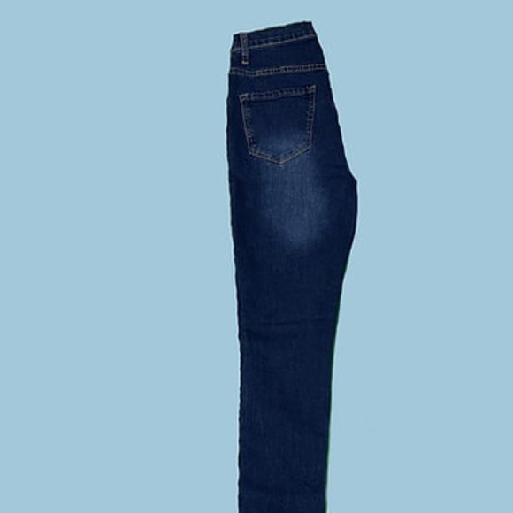 Dark Wash Blue Jeans - Picture 4 of 4